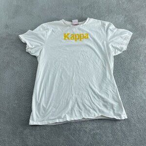 Kappa Mens White T-Shirt X Large Cotton Casual Top 4377